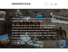 Tablet Screenshot of komatech.si
